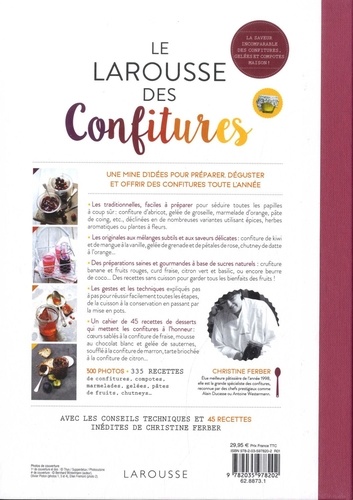 Le Larousse des Confitures. La saveur incomparable des confitures, gelées et compotes maison