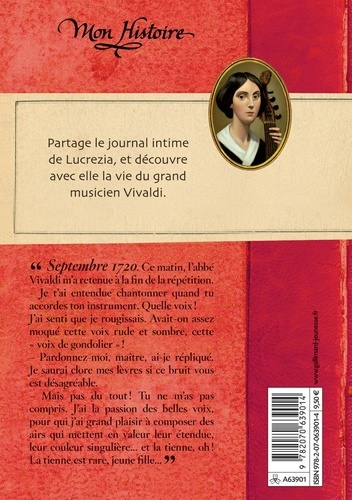 La chanteuse de Vivaldi. Journal de Lucrezia, 1720, Venise