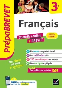 Christine Formond et Louise Taquechel - Prépabrevet Français 3e - Nouveau Brevet 2025 - cours, méthodes &amp; sujets de brevet corrigés.