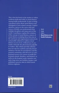 Moral Distress in the Health Professions