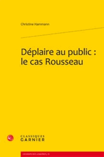 Déplaire au public : le cas Rousseau