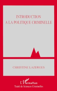 Introduction A La Politique Criminelle