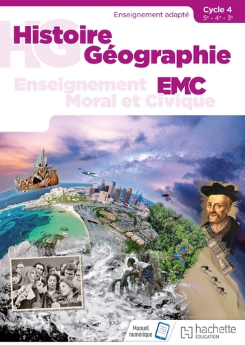 Christine Lécureux et Alain Prost - Histoire-Géographie EMC enseignement adapté Cycle 4.