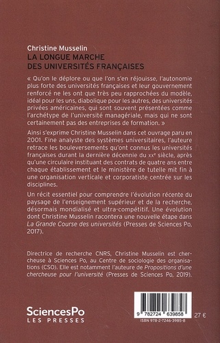 La longue marche des universités françaises