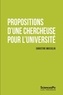 Christine Musselin - Propositions d'une chercheuse pour l'Université.