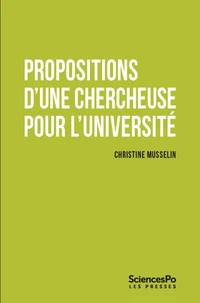 Propositions d'une chercheuse pour l'Université