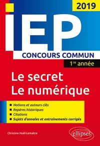 Christine Noël-Lemaître - Concours commun IEP 1re année - Synthèse sur les deux thèmes.