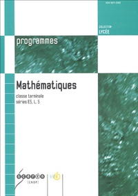 Christine Nottrelet - Mathématiques classe Tle séries ES, L, S - Programmes.