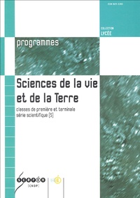 Christine Nottrelet - Sciences de la vie et de la terre classes de 1e et Tle série S - Programmes.