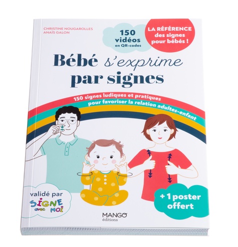 Bébé s'exprime par signes. Avec 1 poster