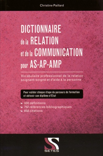 Christine Paillard - Dictionnaire de la relation et de la communication pour AS-AP-AMP.