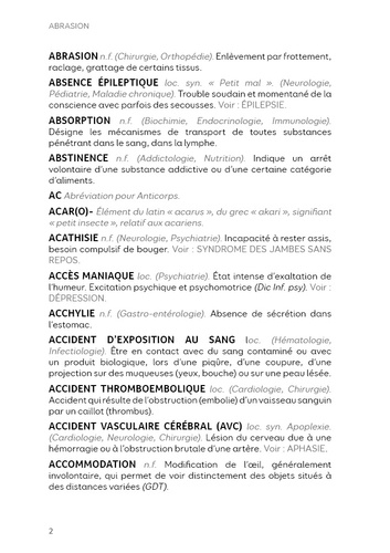 Dictionnaire médical des AS-AP 2e édition