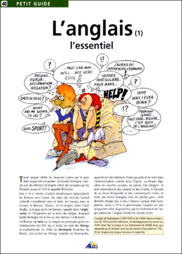 Christine Ponchon et Jeanne-F Tardieu - L'anglais - Tome 1, L'essentiel.