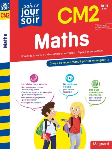 Cahier du jour/Cahier du soir Maths CM2  Edition 2023