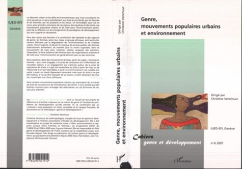 Christine Verschuur - Cahiers genre et développement N° 6, 2007 : Genre, mouvements populaires urbains et environnement..
