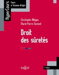 Téléchargement ebook deutsch epub Droit des sûretés - 7e éd. MOBI DJVU PDB par Christophe Albiges, Marie-Pierre Dumont-Lefrand