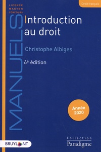Téléchargement gratuit du format ebook Introduction au droit RTF par Christophe Albiges