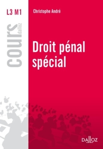 Droit pénal spécial  Edition 2010