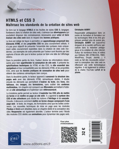 HTML5 et CSS3. Maîtrisez les standards de la création de sites web 3e édition