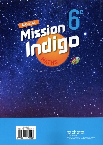 Maths 6e Mission Indigo. Livre du professeur  Edition 2021