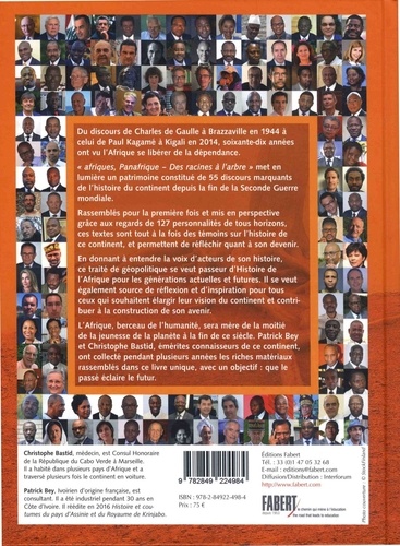 Afriques, Panafrique des racines à l'arbre. 55 discours marquants commentés par 127 personnalités