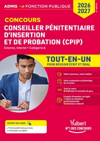 Concours Conseiller pénitentiaire d'insertion et de probation (CPIP)