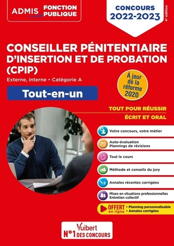 Conseiller pénitentiaire d'insertion et de probation (CPIP). Tout-en-un  Edition 2022-2023