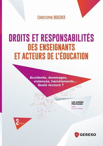 Droits et responsabilités des enseignants et acteurs de l'éducation 2e édition
