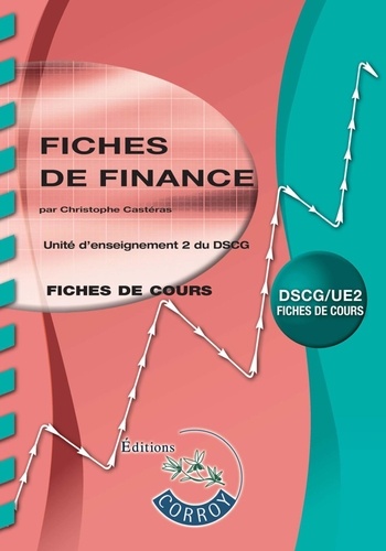 Fiches de finance UE 2 du DSCG  Edition 2018-2019