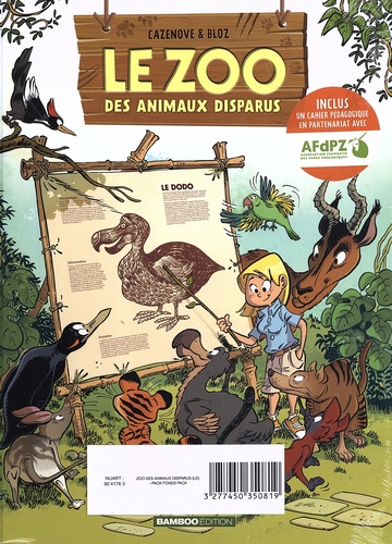 Christophe Cazenove et  Bloz - Le zoo des animaux disparus  : Pack 3 volumes.