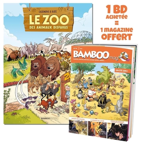 Le zoo des animaux disparus Tome 2 Avec Bamboo Mag N° 78, juillet-août-septembre 2022 offert