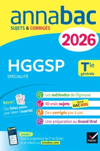 Annales du bac HGGSP Tle générale