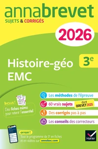 Annales du brevet Histoire-géographie EMC 3e