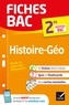 Christophe Clavel et Cécile Gaillard - Fiches bac Histoire-Géographie 2de - nouveau programme de Seconde.