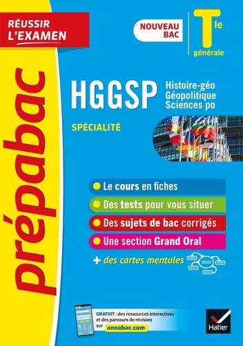 HGGSP Tle générale (spécialité) - Prépabac Réussir l'examen - Bac 2023. nouveau programme de Terminale