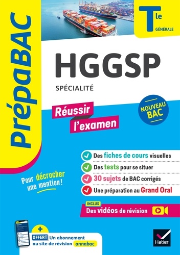 HGGSP Tle générale (spécialité) - Prépabac Réussir l'examen - Bac 2024. nouveau programme de Terminale