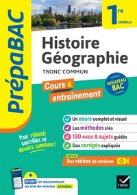 Christophe Clavel et Grégoire Gueilhers - Prépabac Histoire-Géographie 1re générale - nouveau programme de Première.