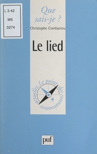 Christophe Combarieu et Paul Angoulvent - Le lied.