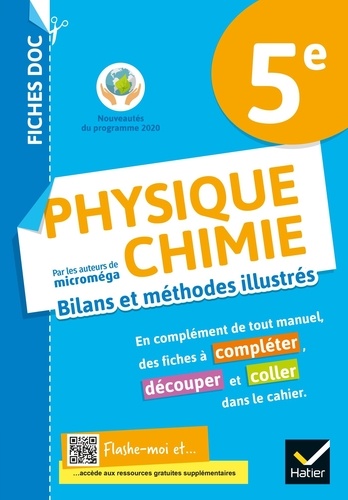 Physique Chimie 5e Fiches doc. Cahier de l'élève  Edition 2021