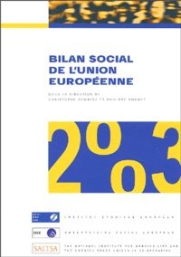 Christophe Degryse et Philippe Pochet - Bilan social de l'Union européenne 2003 - Cinquième rapport annuel.