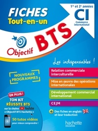 Christophe Deparrois et Marc Géronimi - Objectif BTS Commerce international -  Fiches Tout-en-un.