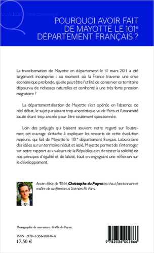 Pourquoi avoir fait de Mayotte le 101e département français ? - Occasion