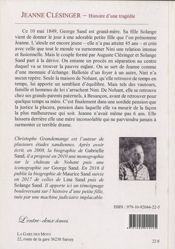Jeanne Clésinge, histoire d'une tragédie