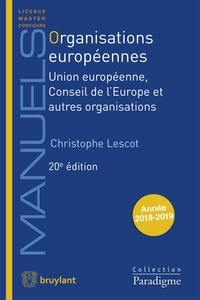 Organisations européennes - Union européenne, Conseil de lEurope et autres organisations.pdf