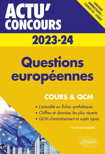 Questions européennes. Cours et QCM  Edition 2023-2024