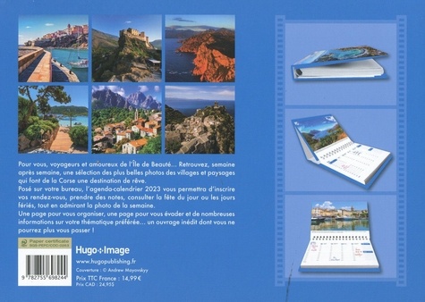 L'agenda-calendrier Corse île de beauté  Edition 2023