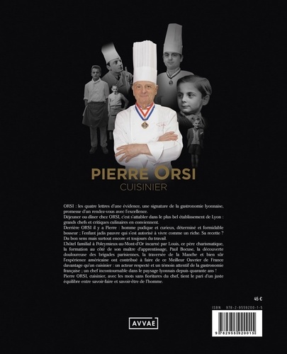 Pierre Orsi. Cuisinier