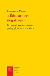 "Educations négatives"
