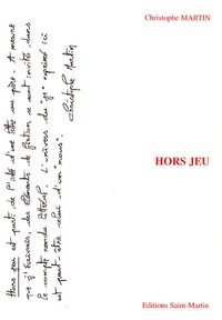 Christophe Martin - Hors jeu.