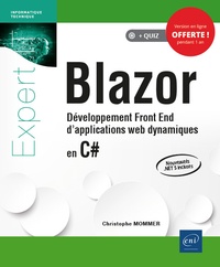Christophe Mommer - Blazor - Développement Front End d'applications web dynamiques en C#.